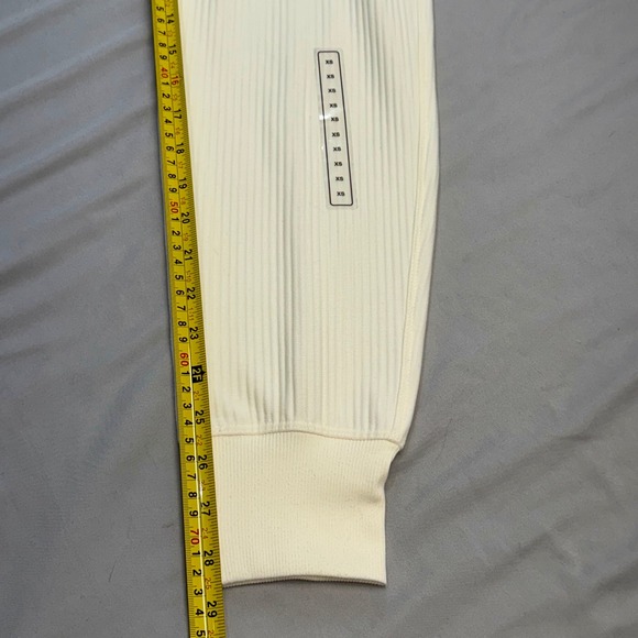 DSG Women's Everyday High Rise Ottoman Jogger Sweatpants Light Cream XS NEW - Picture 9 of 9